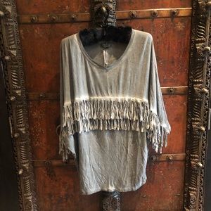 NEW!! Carapace Distressed Fringe Top
